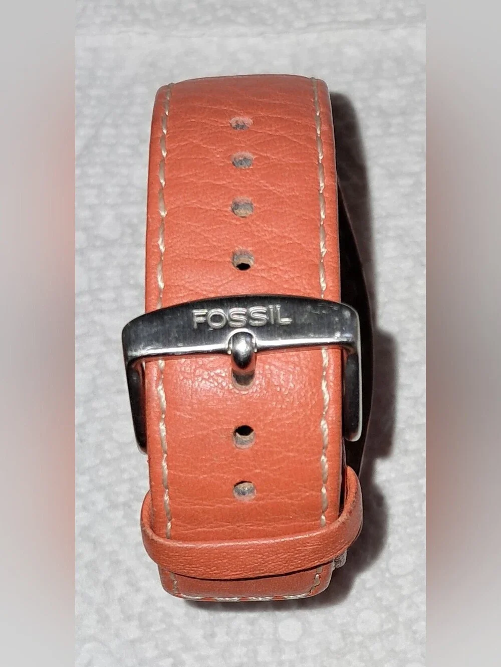 FOSSIL ORANGE FACE & BAND WATCH